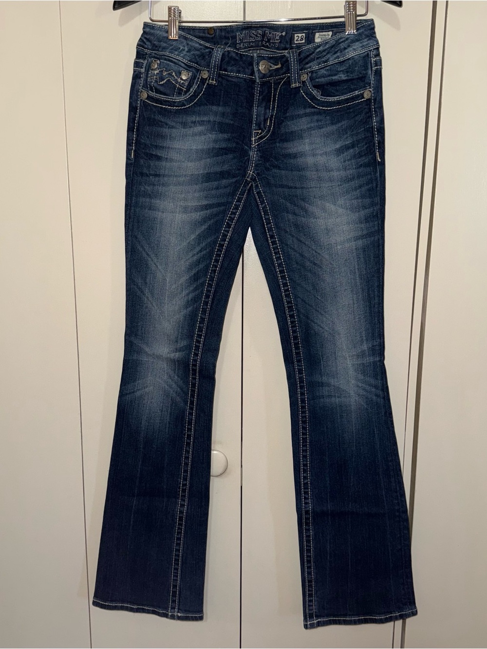 Miss Me Dark Blue Flared Jeans